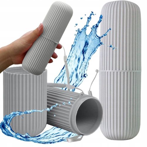 Etui na szczoteczkę i pastę Szary