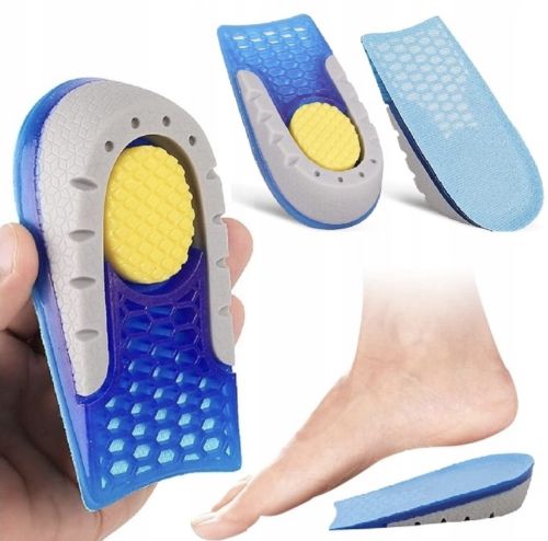 Silikonowe żelowe podpiętki, wkładki do butów