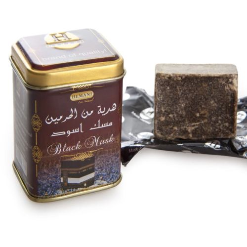 Perfumy arabskie w kostce czarne piżmo 25g Hemani