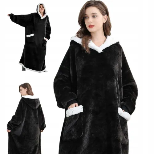 Kocobluza Czarna Dłuuuga XXL