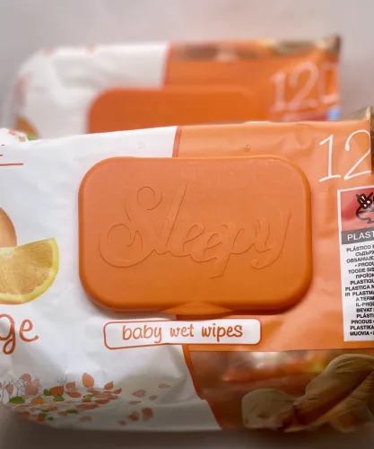 Chusteczki nawilżane 120 szt. Orange