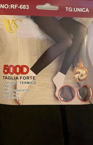 Rajstopy/legginsy 500D "fałszywe rajstopy"