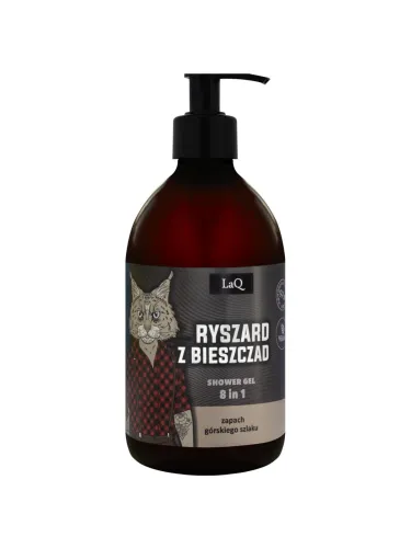 Żel pod prysznic 8 w 1 RYSZARD Z BIESZCZAD EXLUSIVE 500 ml