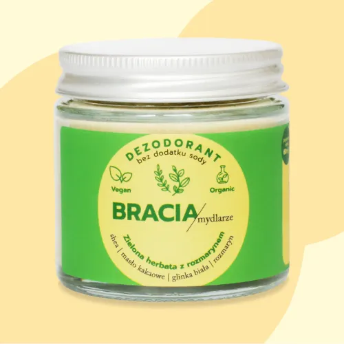 Naturalny dezodorant w kremie ZIELONA HERBATA Z ROZMARYNEM