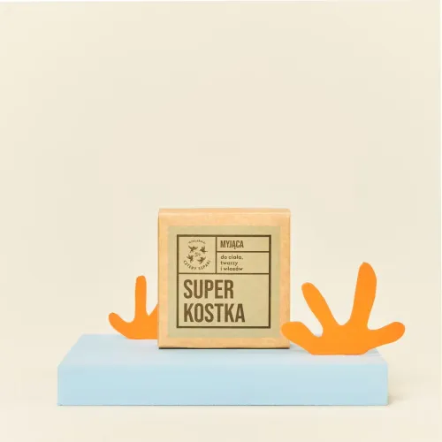 SUPERKOSTKA - do mycia ciała, twarzy i włosów