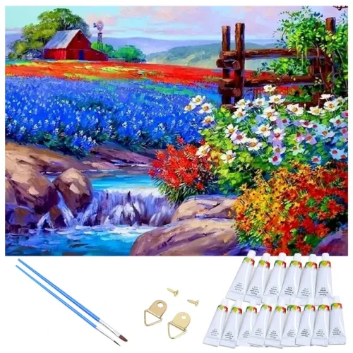 Malowanie po numerkach 30x40 PEJZAŻ