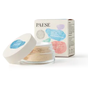 Paese Minerals Matujący podkład mineralny 100N Light Beige