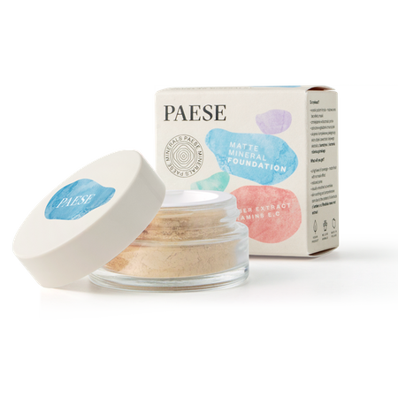 Paese Minerals Matujący podkład mineralny 101W Beige