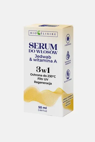 Bioelixire Serum do włosów Jedwab & Witamina A 50 ml