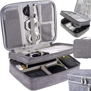 Duży organizer etui na kable ładowarki