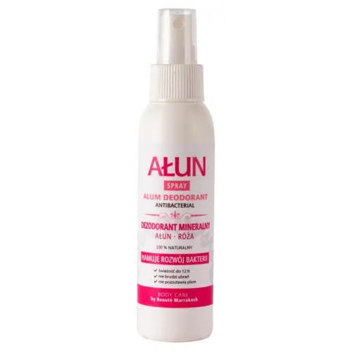 Naturalny dezodorant ałunowy różany w sprayu