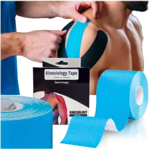 Plastry Taśmy Kinesio Tejpy niebieskie